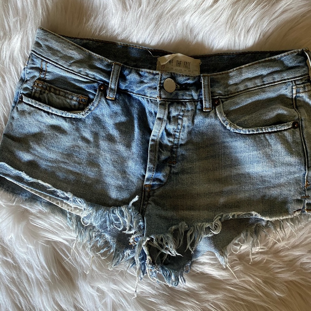 Free People Denim Shorts